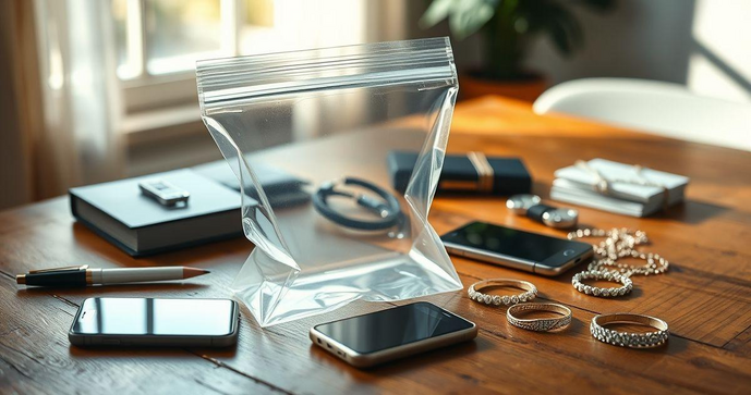 Bolsa Transparente Ziplock: Praticidade e Estilo