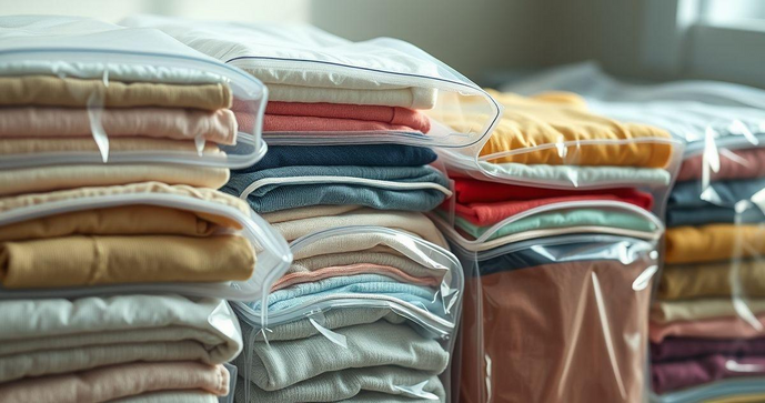 Saco Plástico Zip para Roupas: Praticidade e Organização