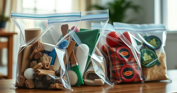 Bolsa Transparente Ziplock: Praticidade e Organização para o Dia a Dia