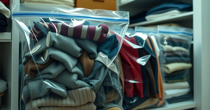 Como Escolher o Saco Plástico Zip Para Roupas Ideal para Sua Organização