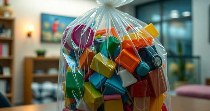 Saco plástico transparente é a solução ideal para organização e armazenamento eficientes