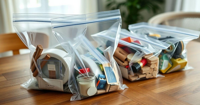 Saco plástico zip zap: a solução prática para organização e armazenamento