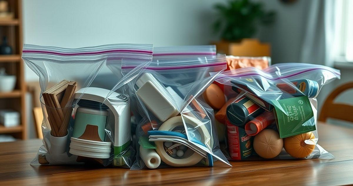 Saco plástico Zip Zap é a solução ideal para organização e armazenamento eficiente