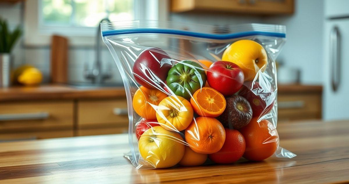 Saco plástico com zip lock: a solução ideal para armazenar alimentos com segurança